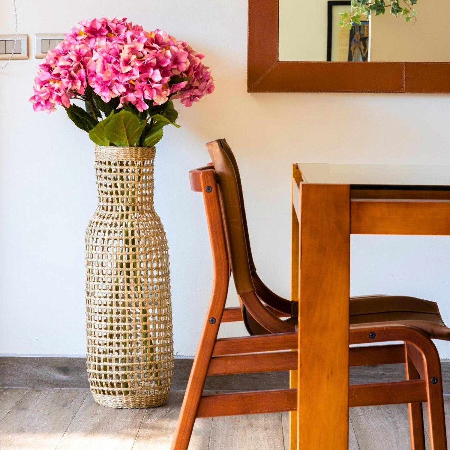 Planta artificial Hortensia Rosada 109 Cm-2