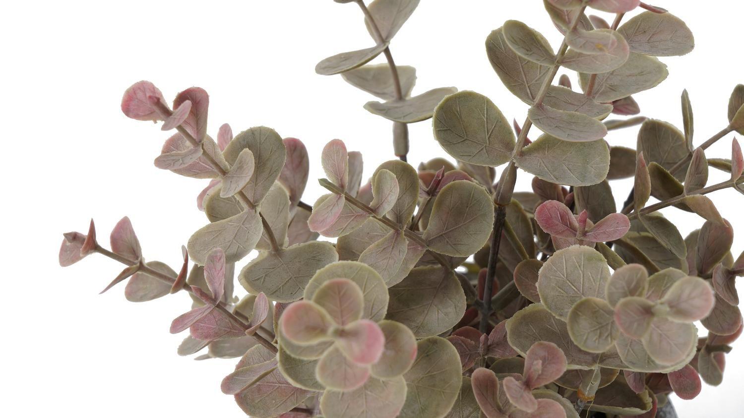 Planta artificial Grass Rosado En Macetero 26 Cm-2
