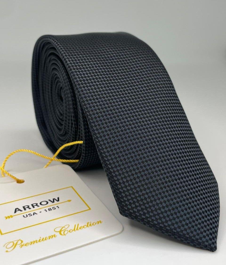 Corbata gris oscuro -0