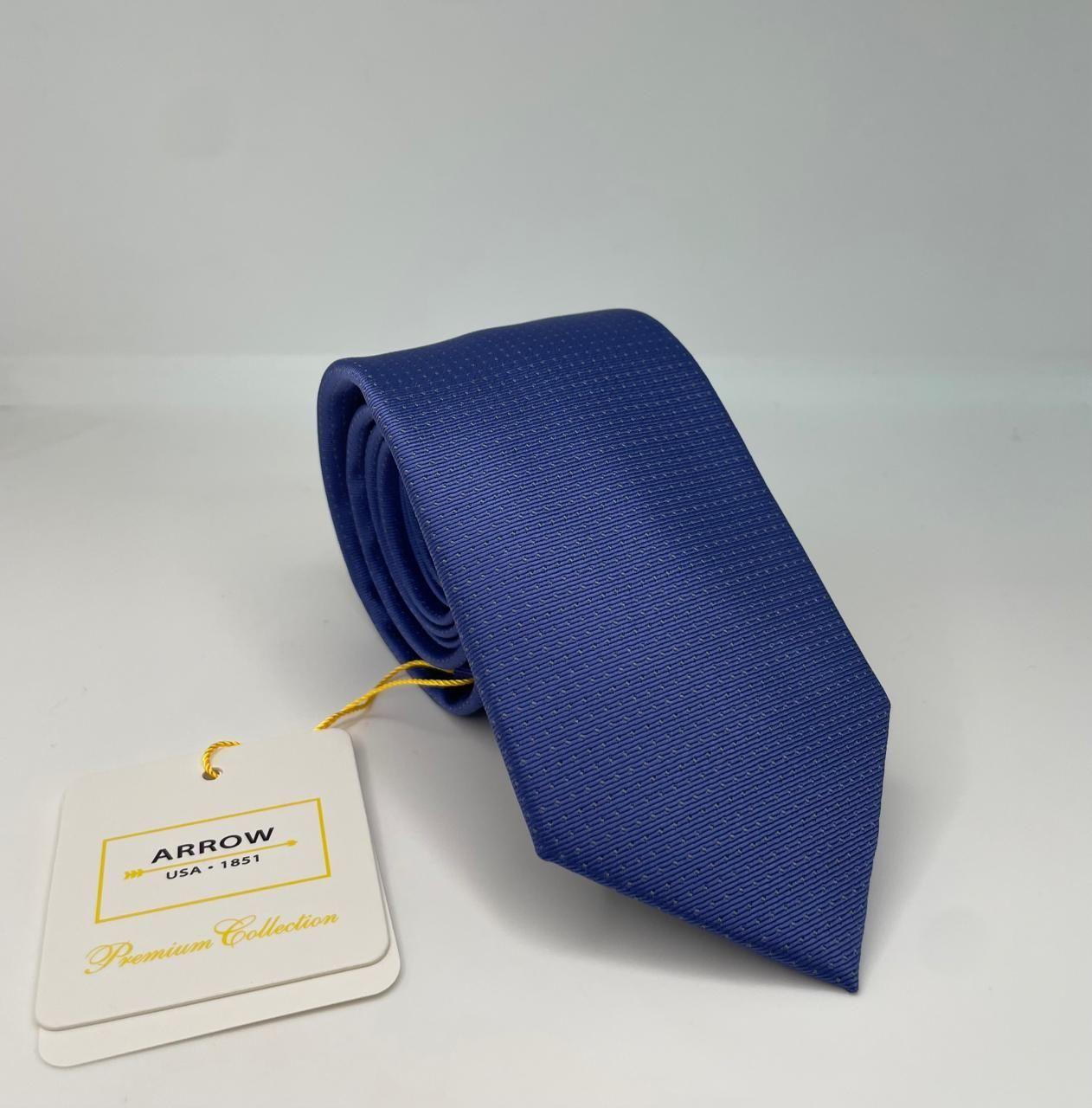 Corbata gris con diseño en puntillismo -1