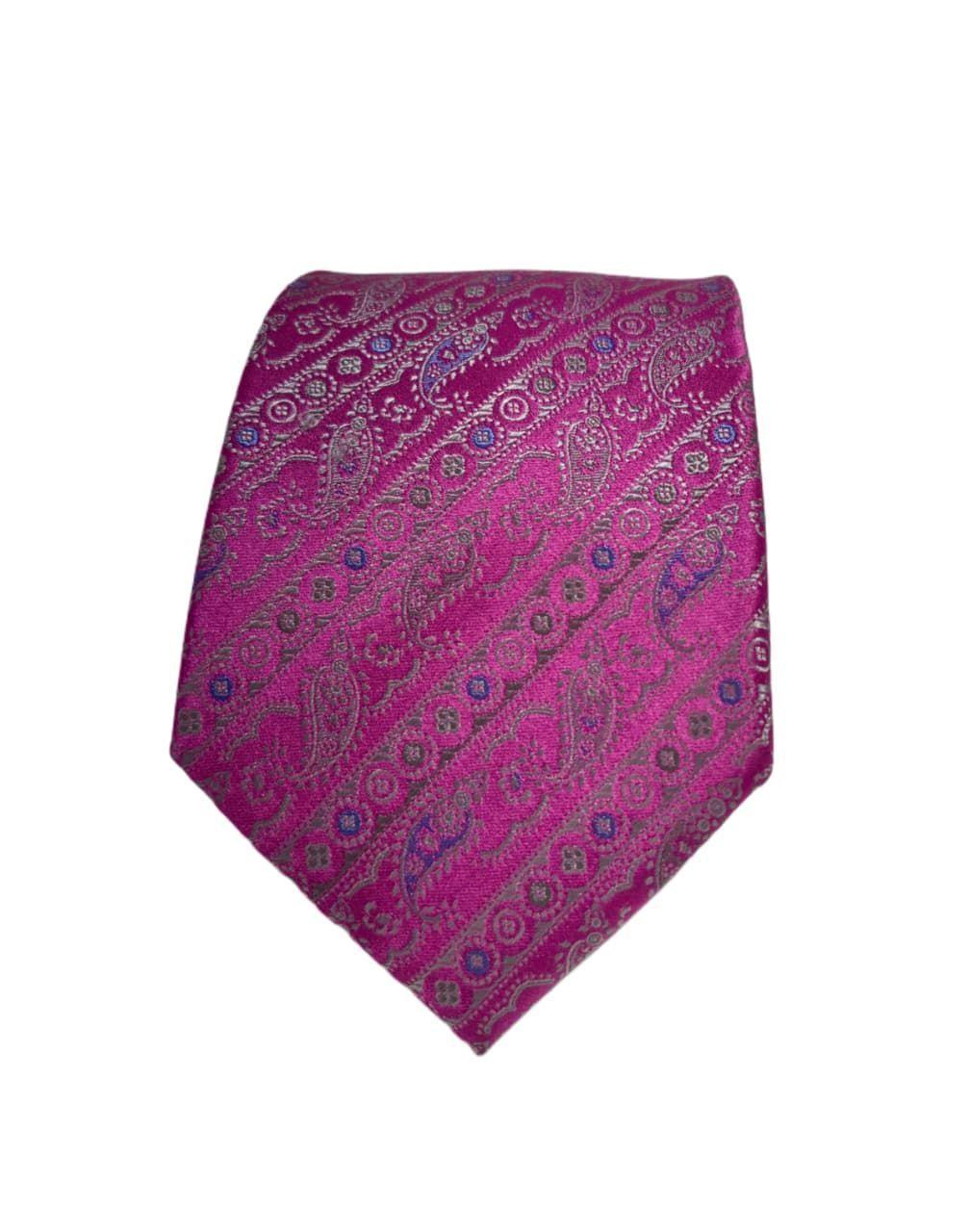 CORBATA ROSA OSCURO DISE O-1