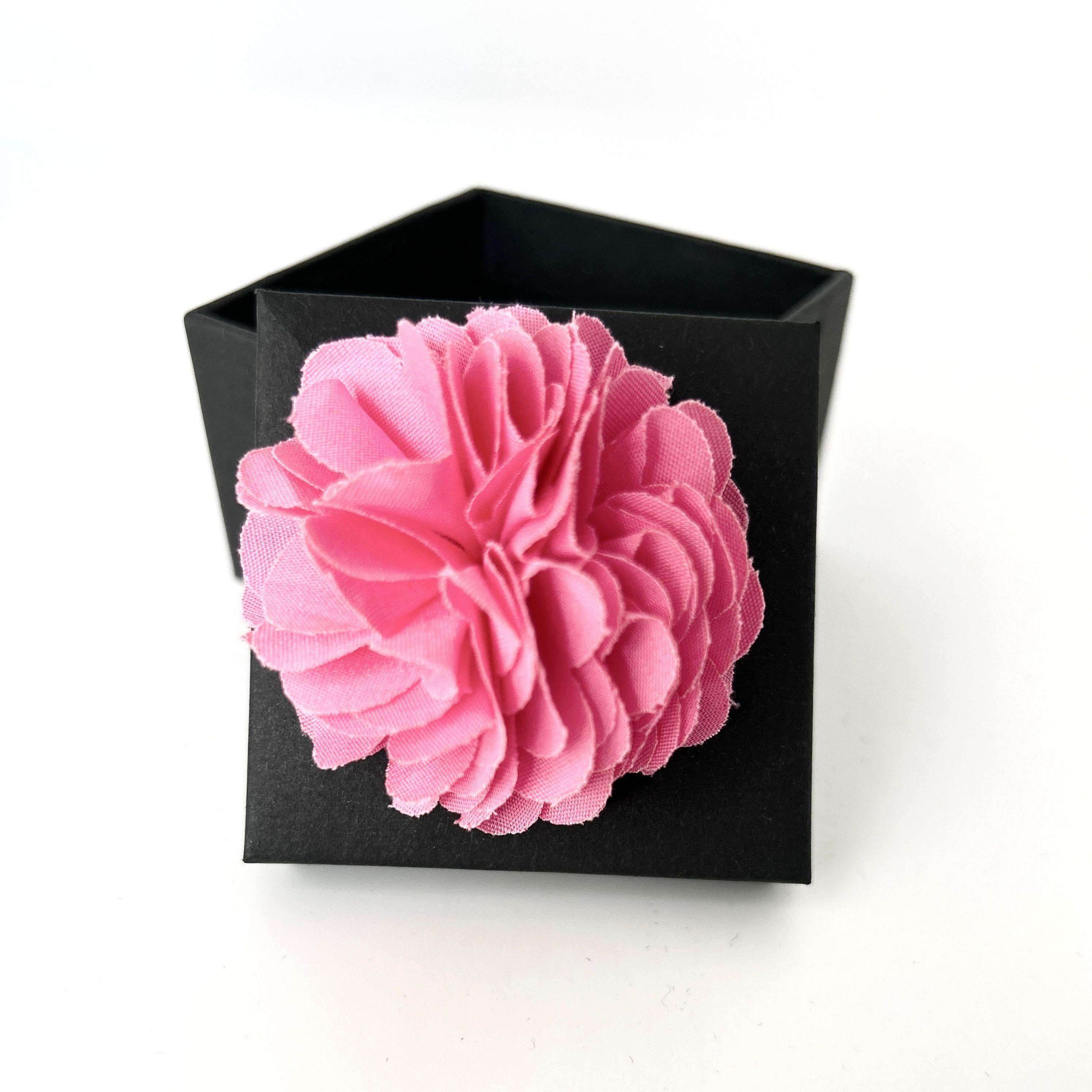 Pin flor para saco color rosa-0
