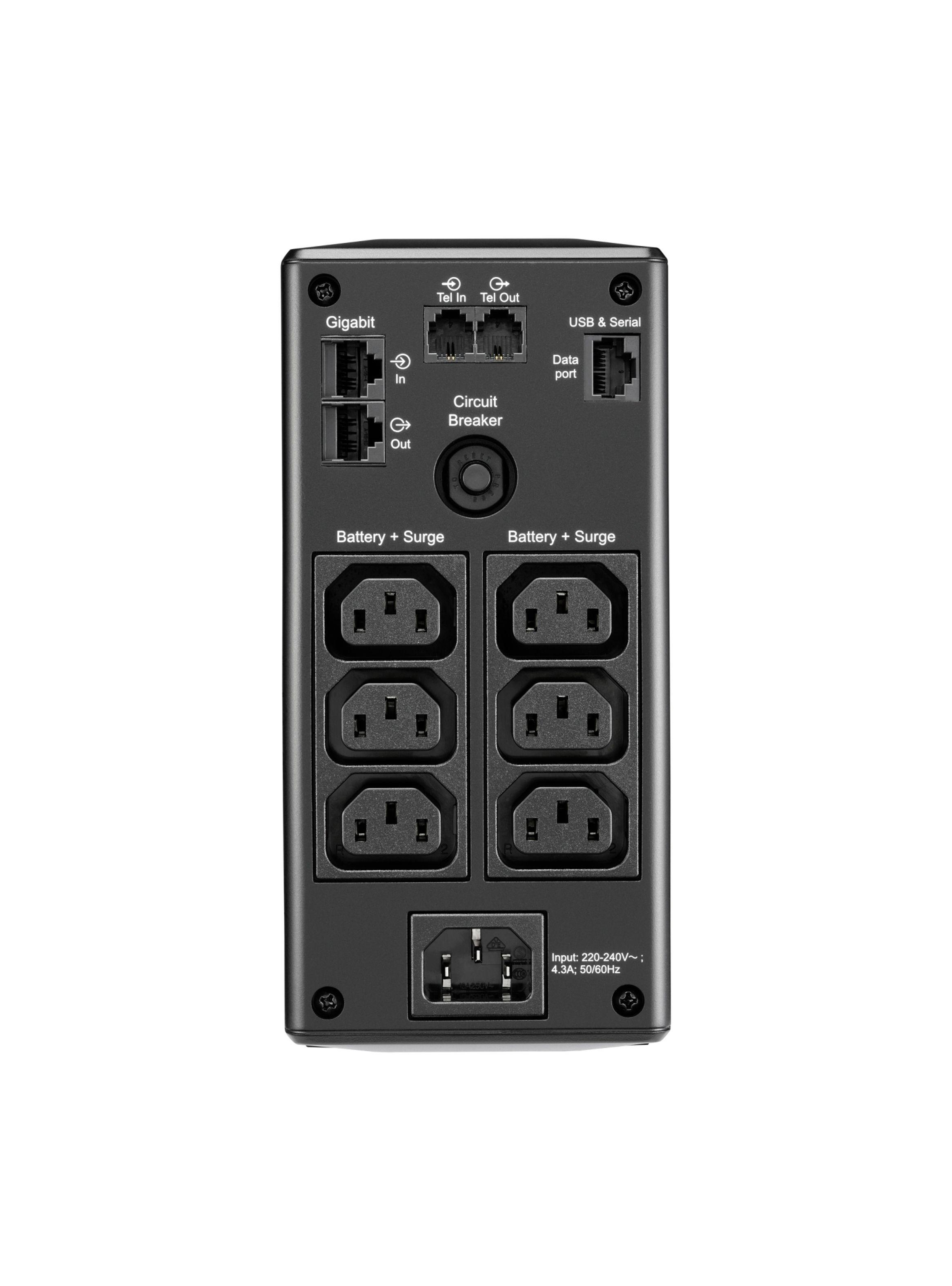 UPS APC Back-UPS Pro BR900MI 900VA 6 Tomas AVR LED 230V-2