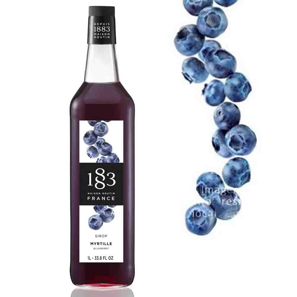 JARABE SIRUP ARANDANO BLUEBERRY 1883 MAISON ROUTIN FRANCES SYRUP 1L-0