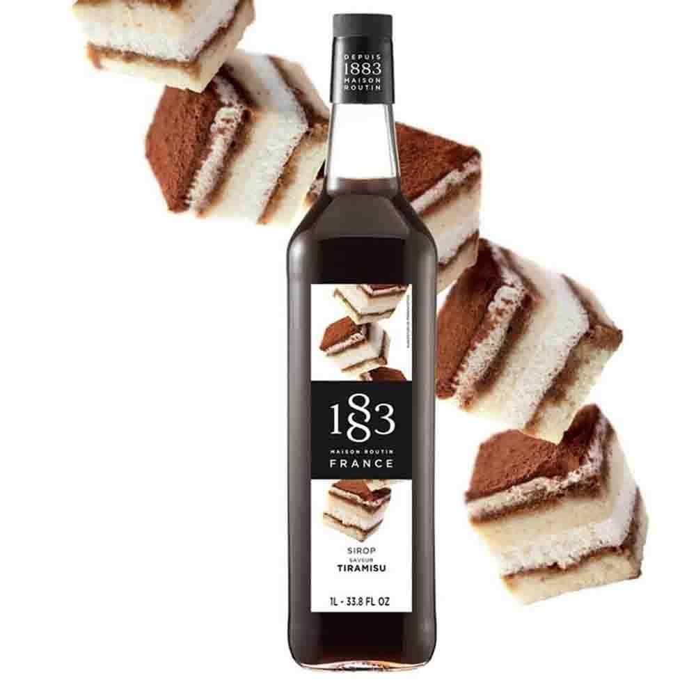 JARABE SIRUP TIRAMISU 1883 MAISON ROUTIN FRANCES SYRUP 1L-0