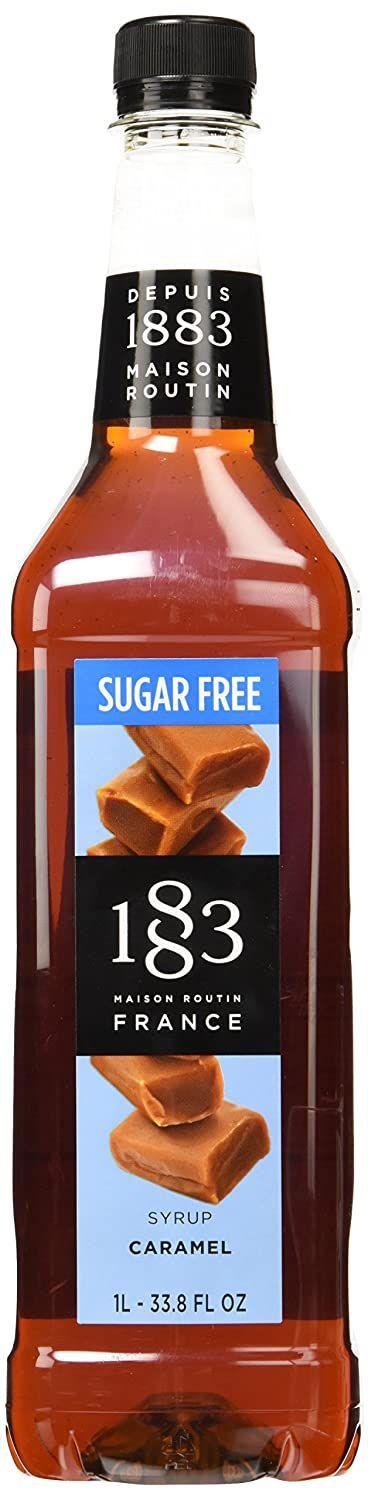 JARABE SIRUP CARAMELO SIN AZUCAR  1883 MAISON ROUTIN FRANCES SYRUP 1L-1