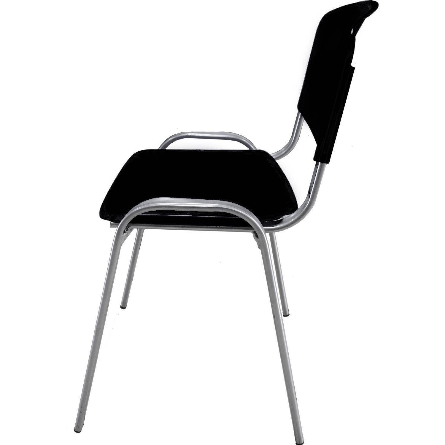 Silla iso polipropileno negro 83x46x46 cm-3