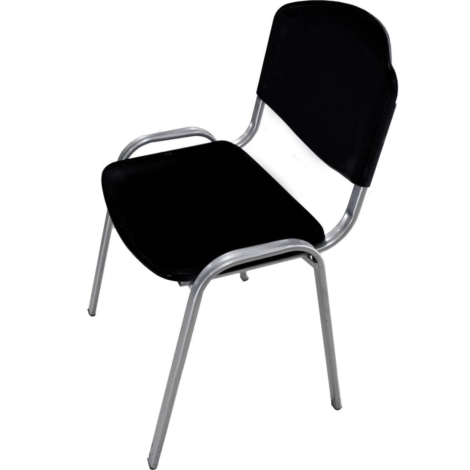 Silla iso polipropileno negro 83x46x46 cm-4