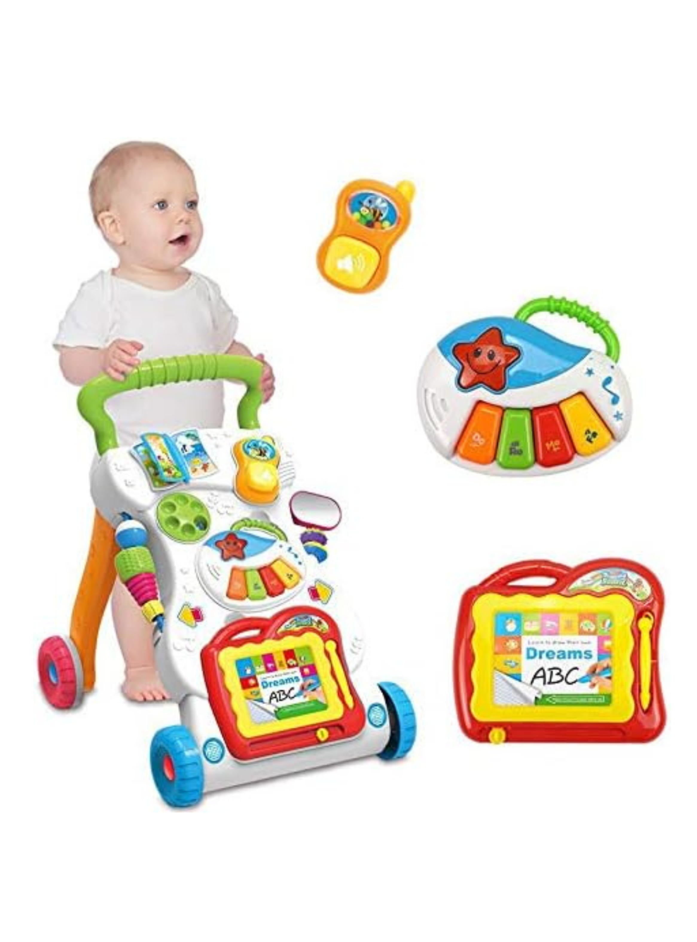Caminadora Musical Andador Corre Pasillos Para Bebés Juguete-1