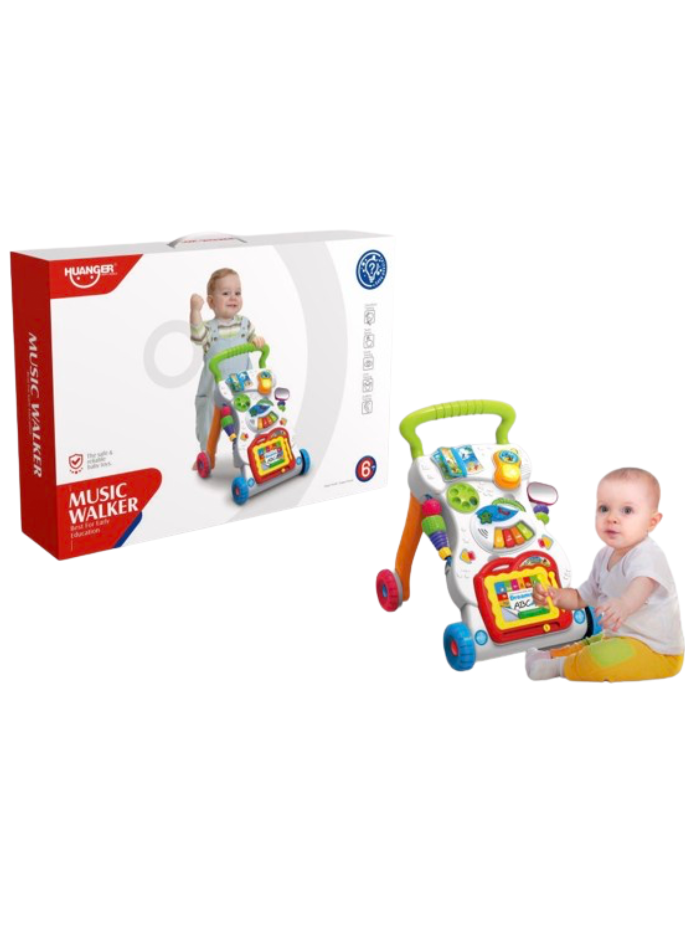 Caminadora Musical Andador Corre Pasillos Para Bebés Juguete-3