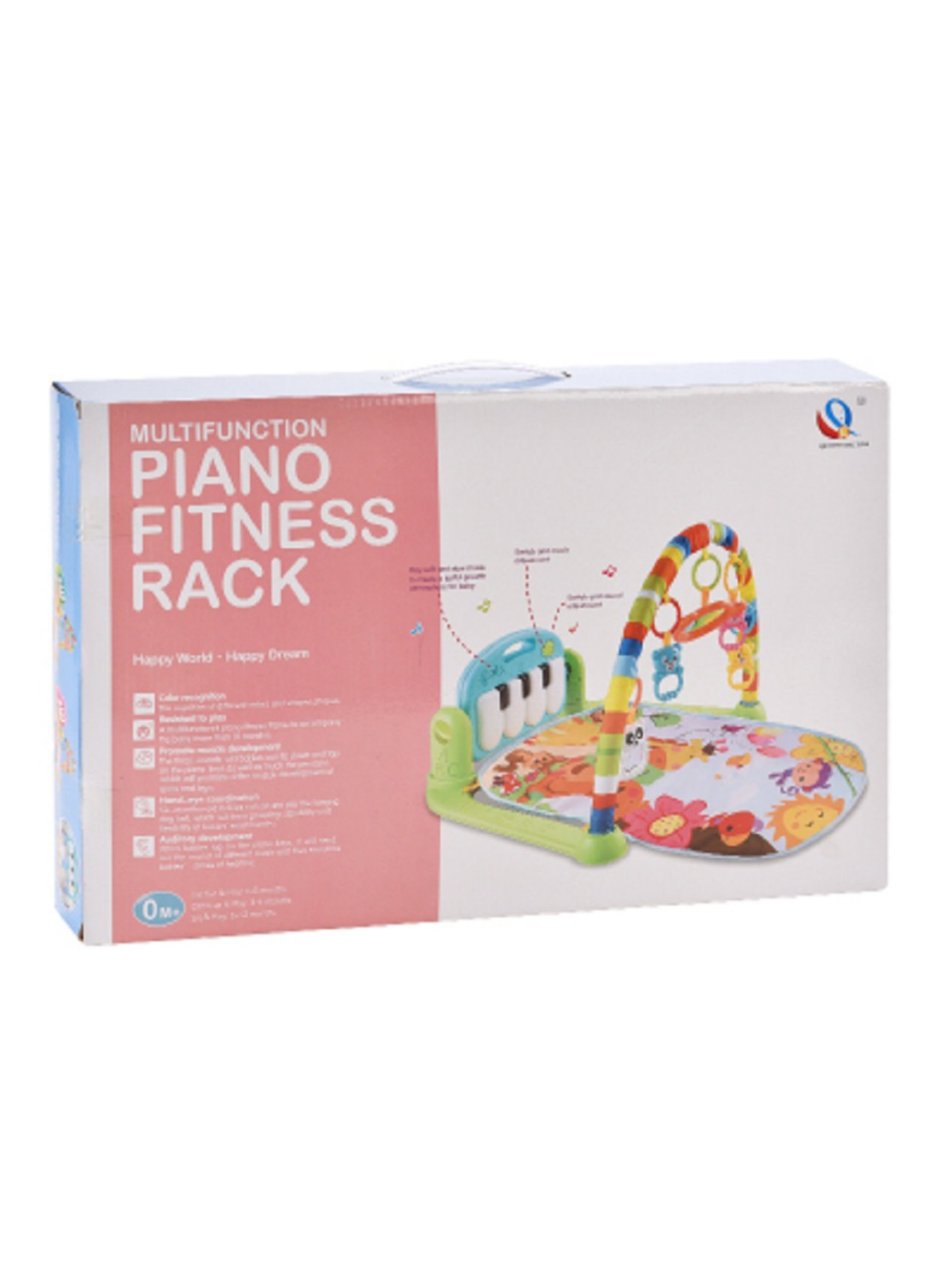 Alfombra Gimnasio Y Piano Musical, Multifuncional Para Bebes-7