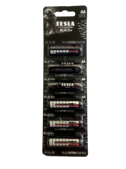 Pilas Alcalinas Tesla BLACK AA 1 5V Pack 6-0