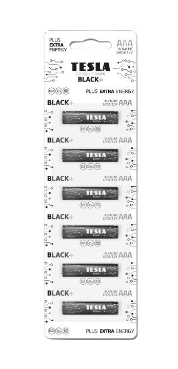 Pilas Alcalinas Tesla BLACK AAA 1 5V Pack 6-0