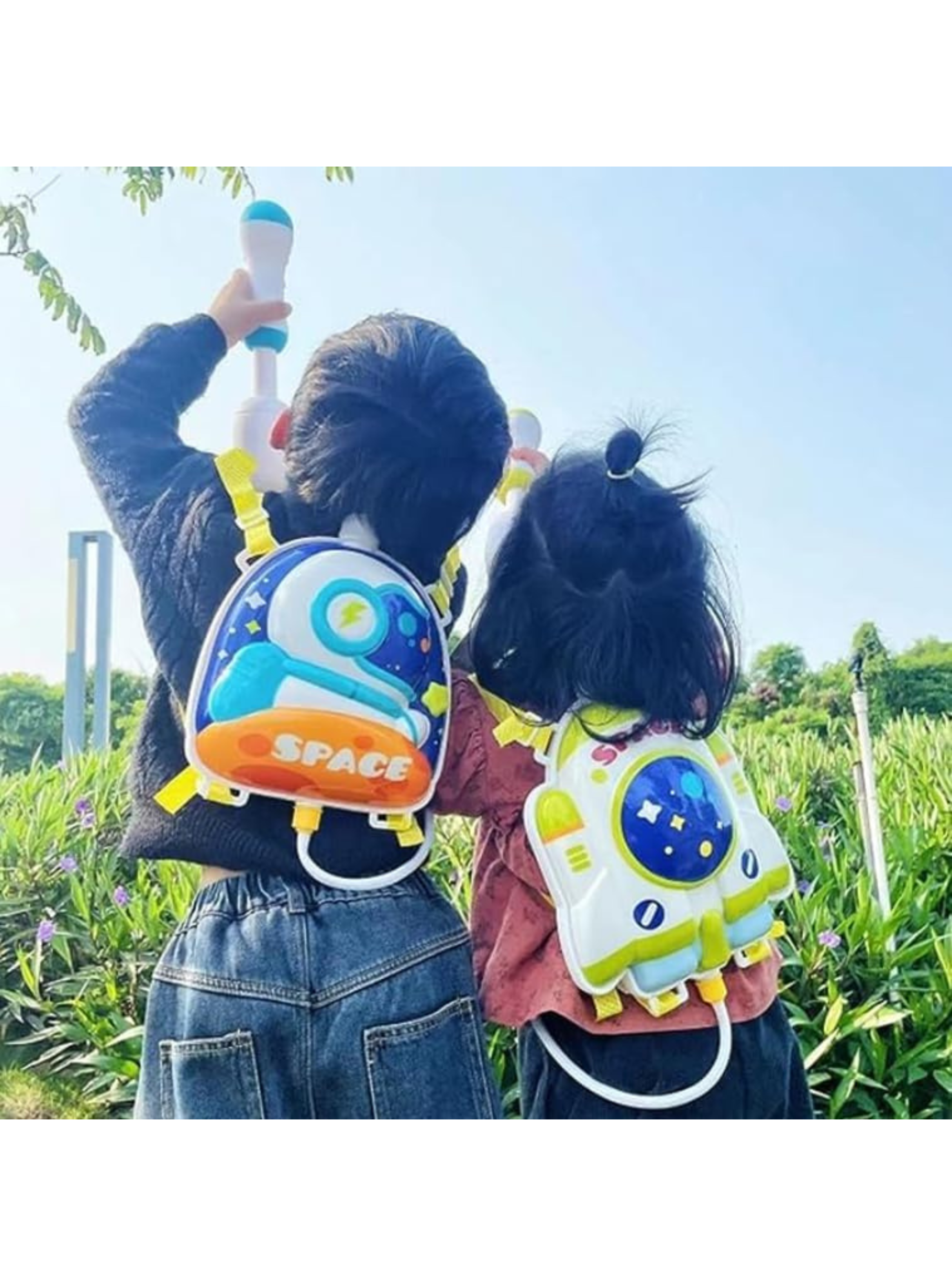 Mochila Con Pistola Lanza Agua Para Niños Juguete-1