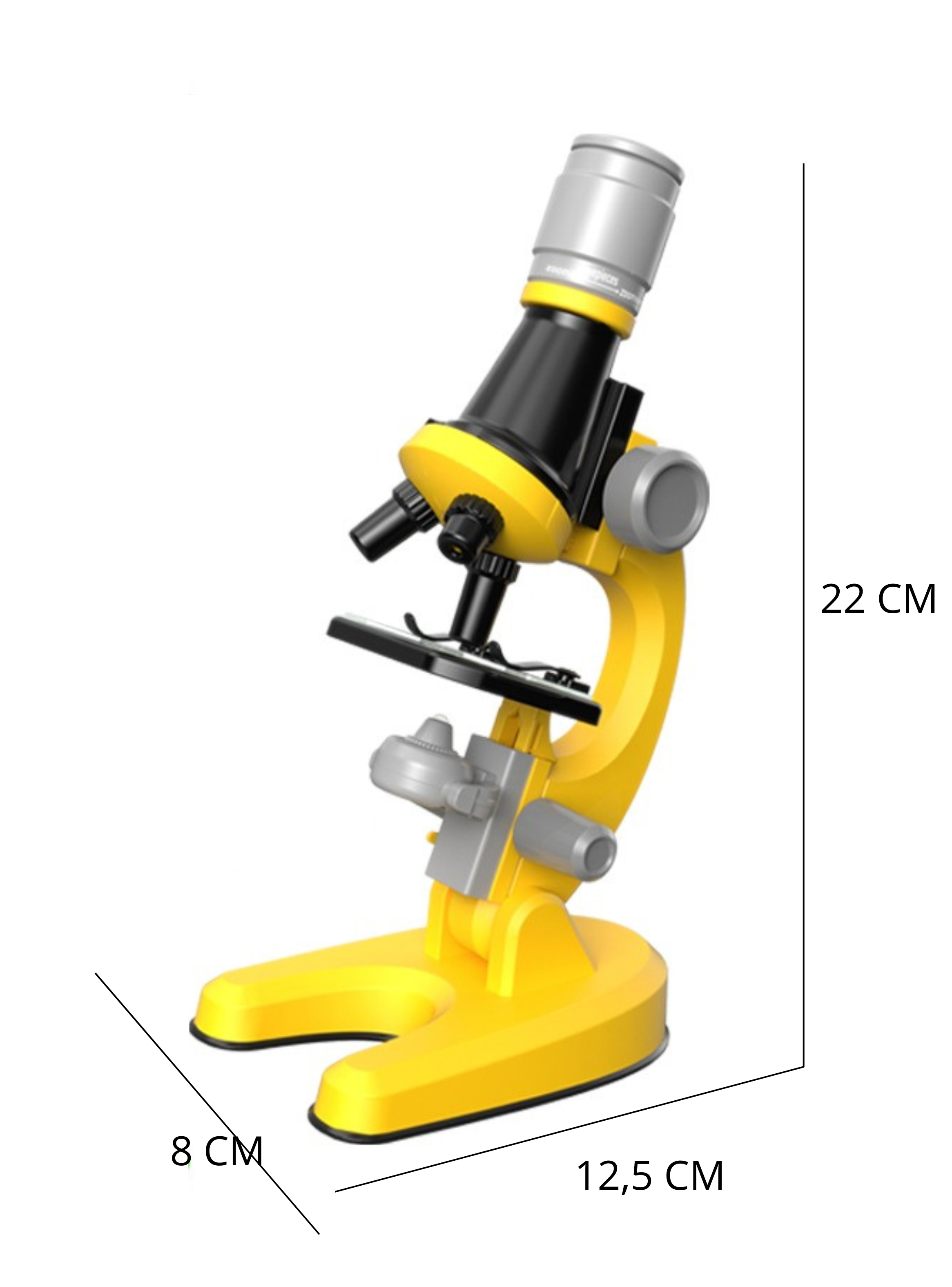Microscopio Educativo Con Accesorios Para Niños 1200x-3