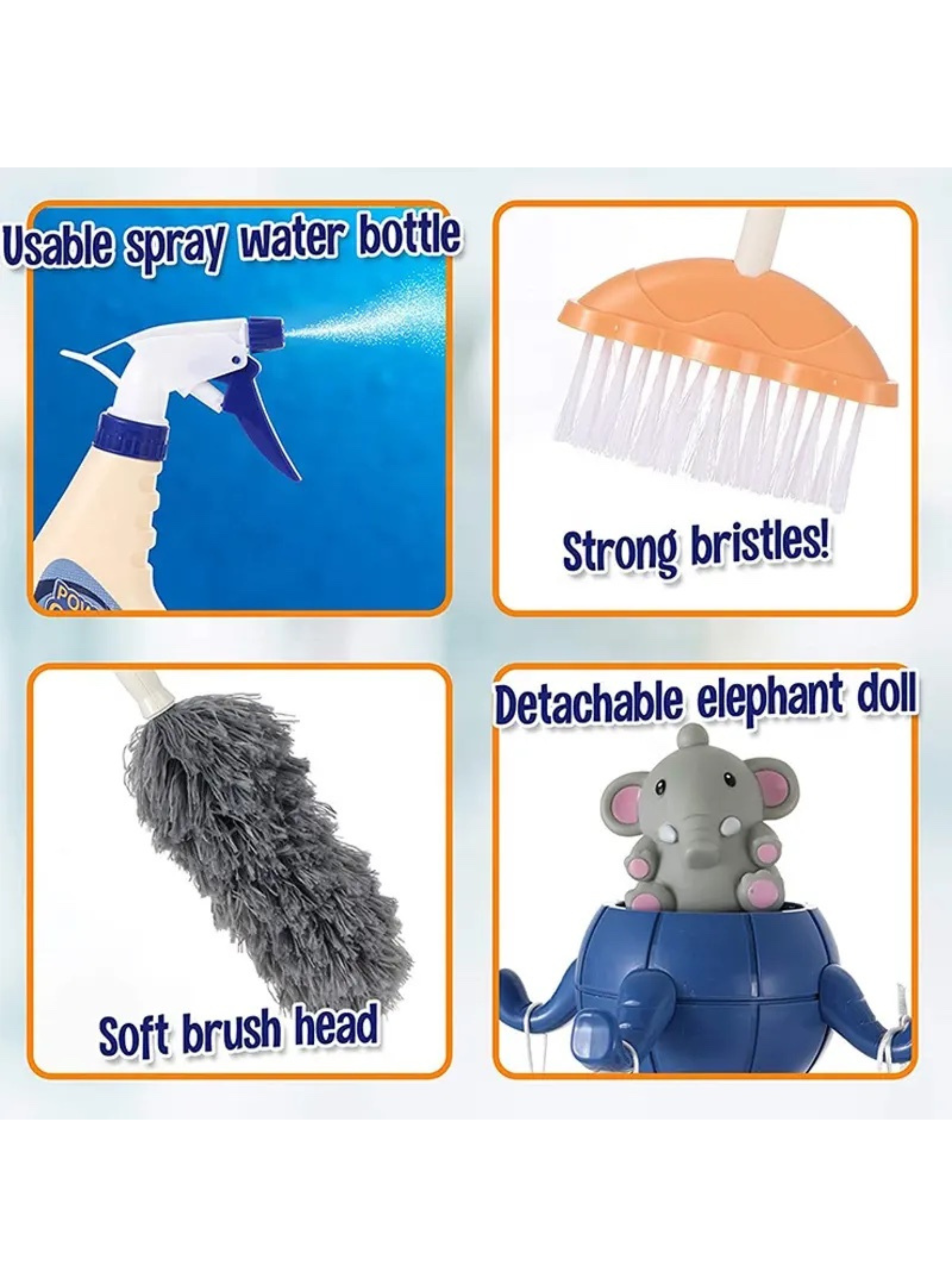 Set Aseo Juego De Limpieza Juguete Didáctico Para Niños-2