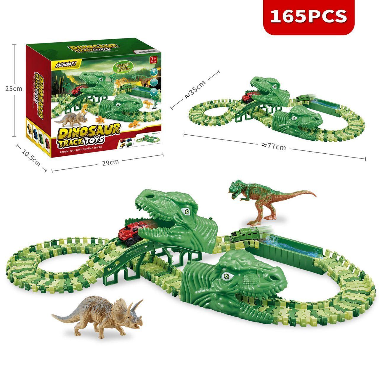 Pista Auto Dinosaurio Flexible-2