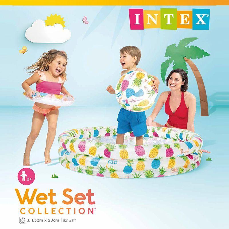 Piscina Inflable Infantil Intex Con Pelota Y Flotadores-4
