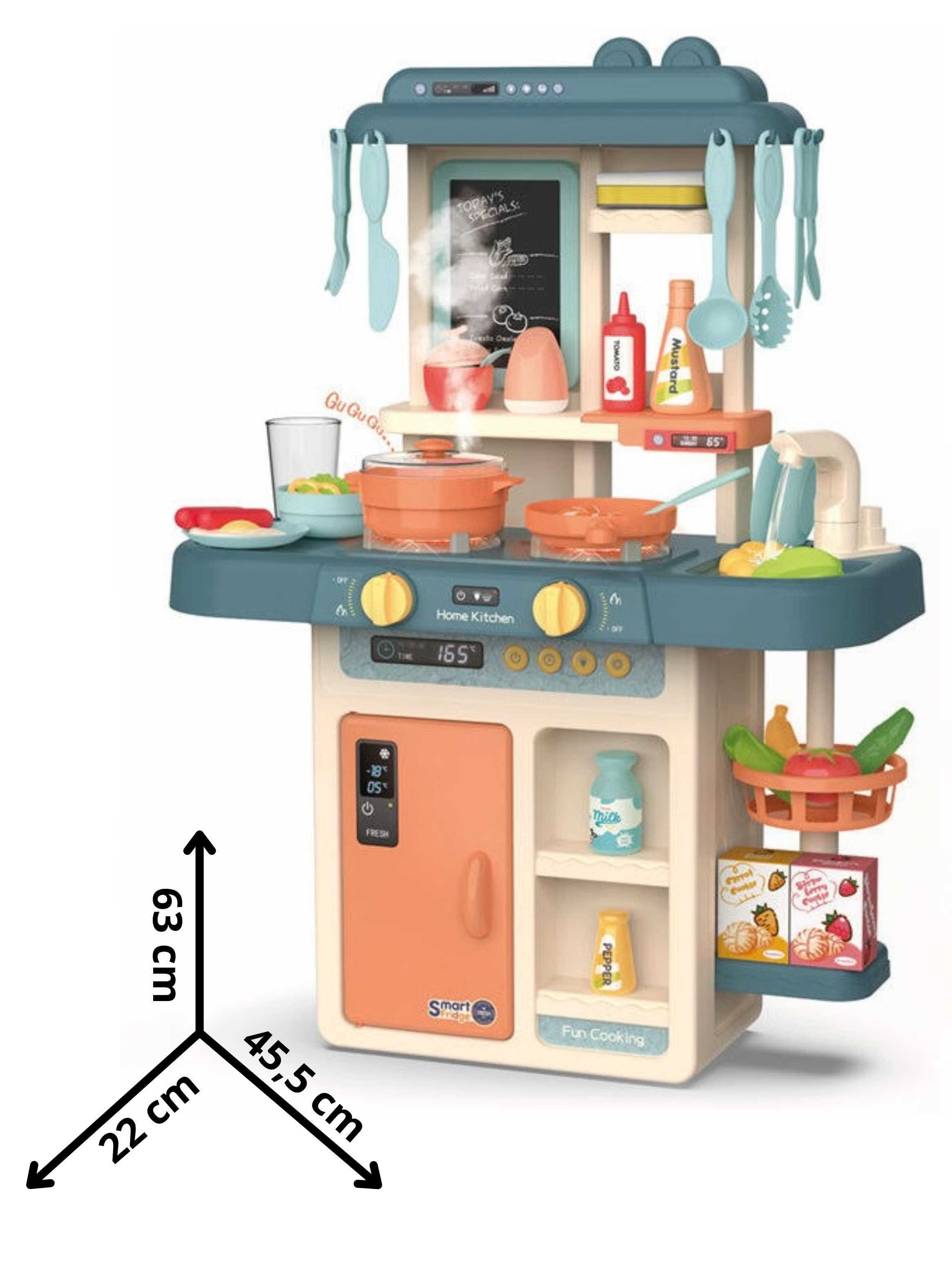 Juego De Cocina 42 Pza, Juego De Simulación, Con Sonido Real-2