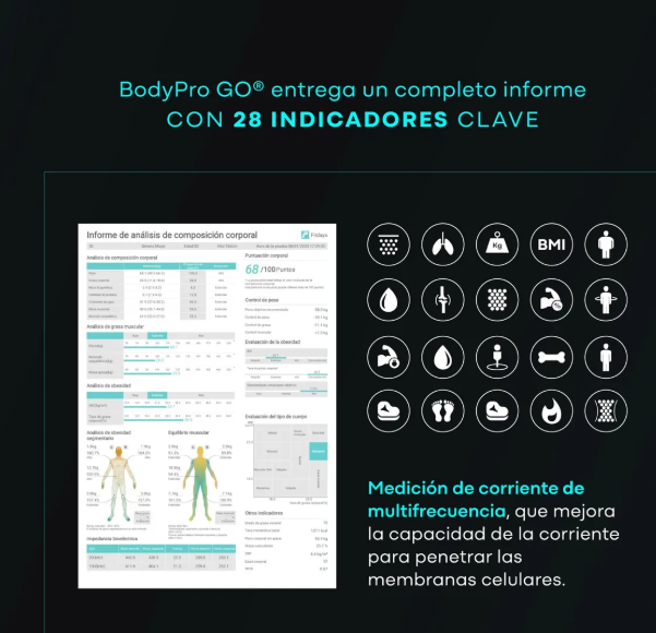 Balanza Pesa Inteligente App 28 Indicadores Body Pro Go-7