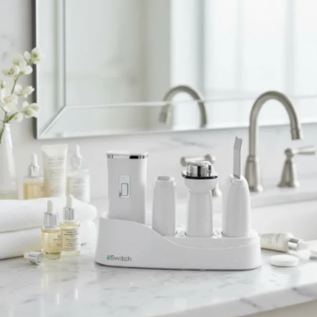 Estacion 4 cabezales Radiofrecuencia Ems Led y Ultrasonido eSwitch-3