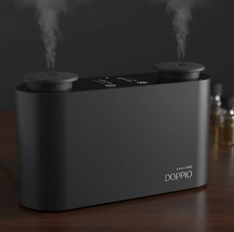 Difusor Aceites Portátil Negro Bluetooth 200 M2 Pantalla Táctil-2