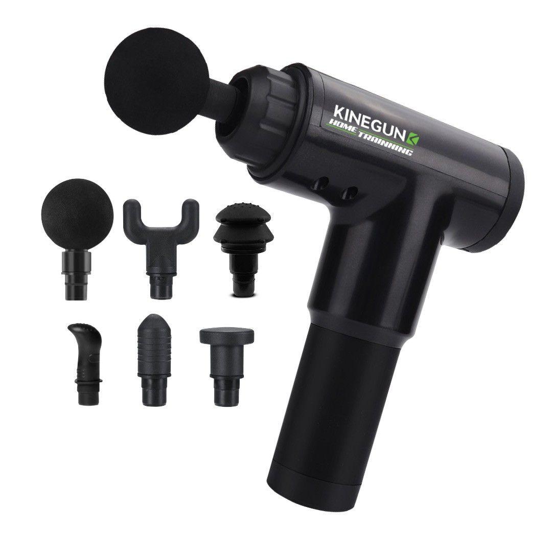 Pistola de Masajes 6 Niveles 6 Cabezales Kinegun Home-0