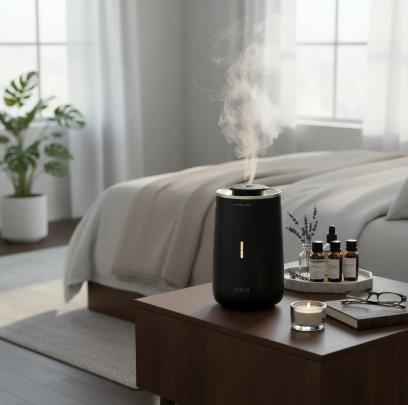 Difusor Aromas Inalambrico 3 Niveles 2 Modos Casa y Auto Negro-4