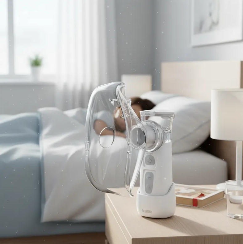 Nebulizador de malla portátil silencioso 10 ml niños adultos-2