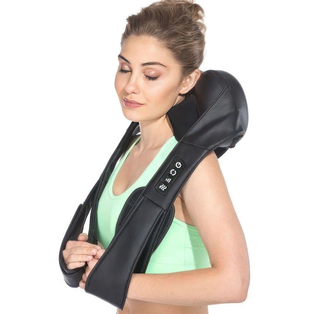 Masajeador Cuello y Espalda Calor, Bidireccional - Kineck Go-3