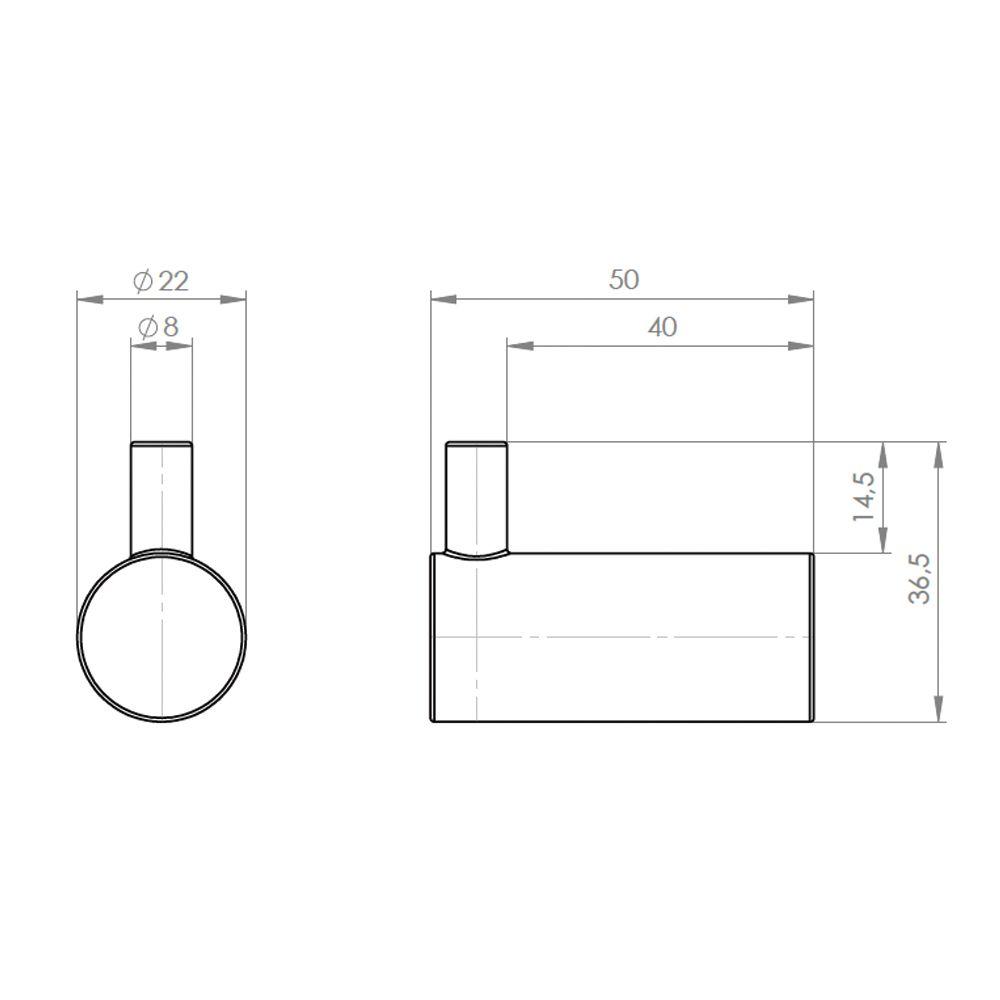 Percha Simple Toalla OZ-3