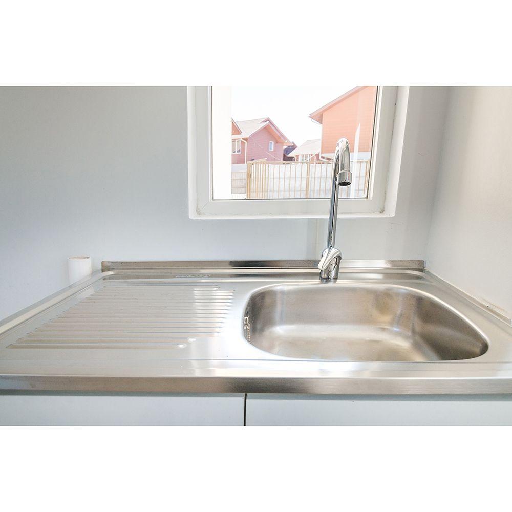Lavaplatos Sobreponer Inox una Cubeta 80x50 Izquierdo con Desague-8