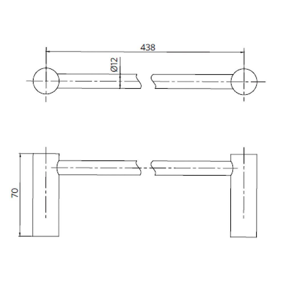 Barra Toalla 18 ( 46cm ) OZ-3