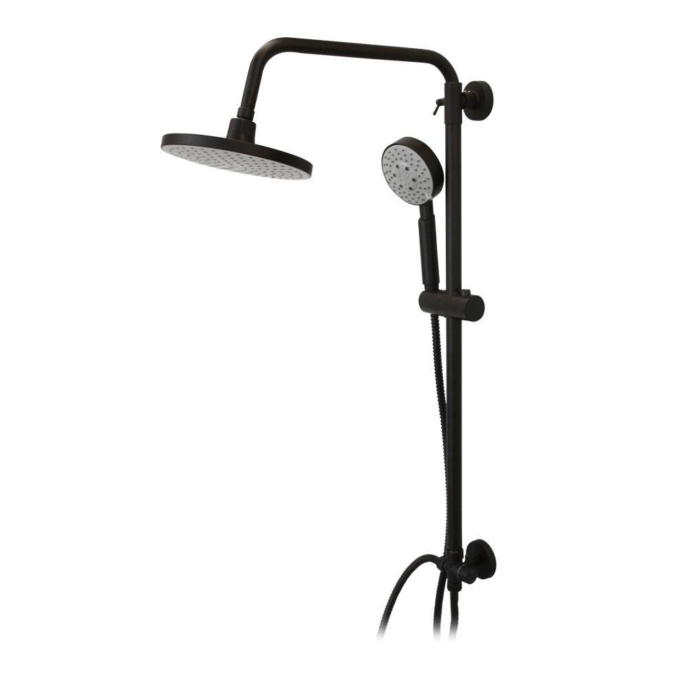 Columna de Ducha Venti Negro Mate-9