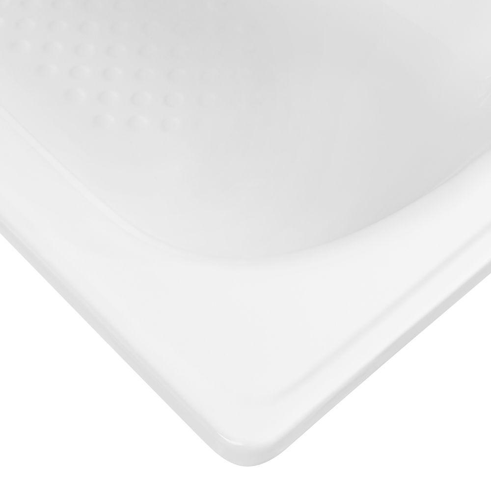 Tina Acero Esmaltado 140x70x36 Con antideslizante Artemisa-3