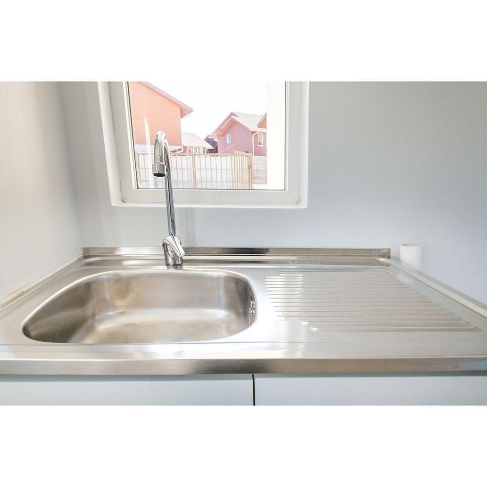 Lavaplatos Sobreponer Inox una Cubeta 80x50 Derecho con Desague-5
