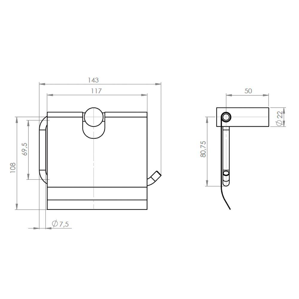 Porta Papel OZ-3