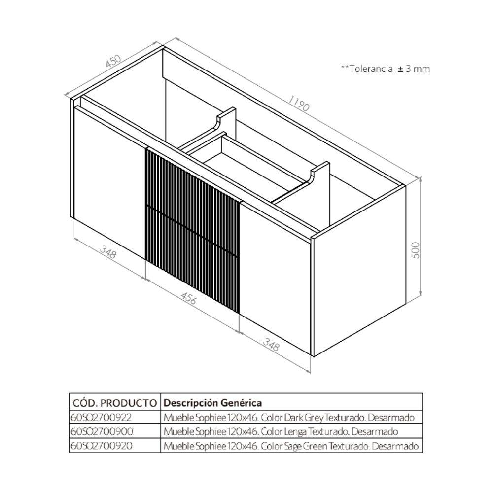 Mueble Vanitorio Completo Sophie Texturado-5
