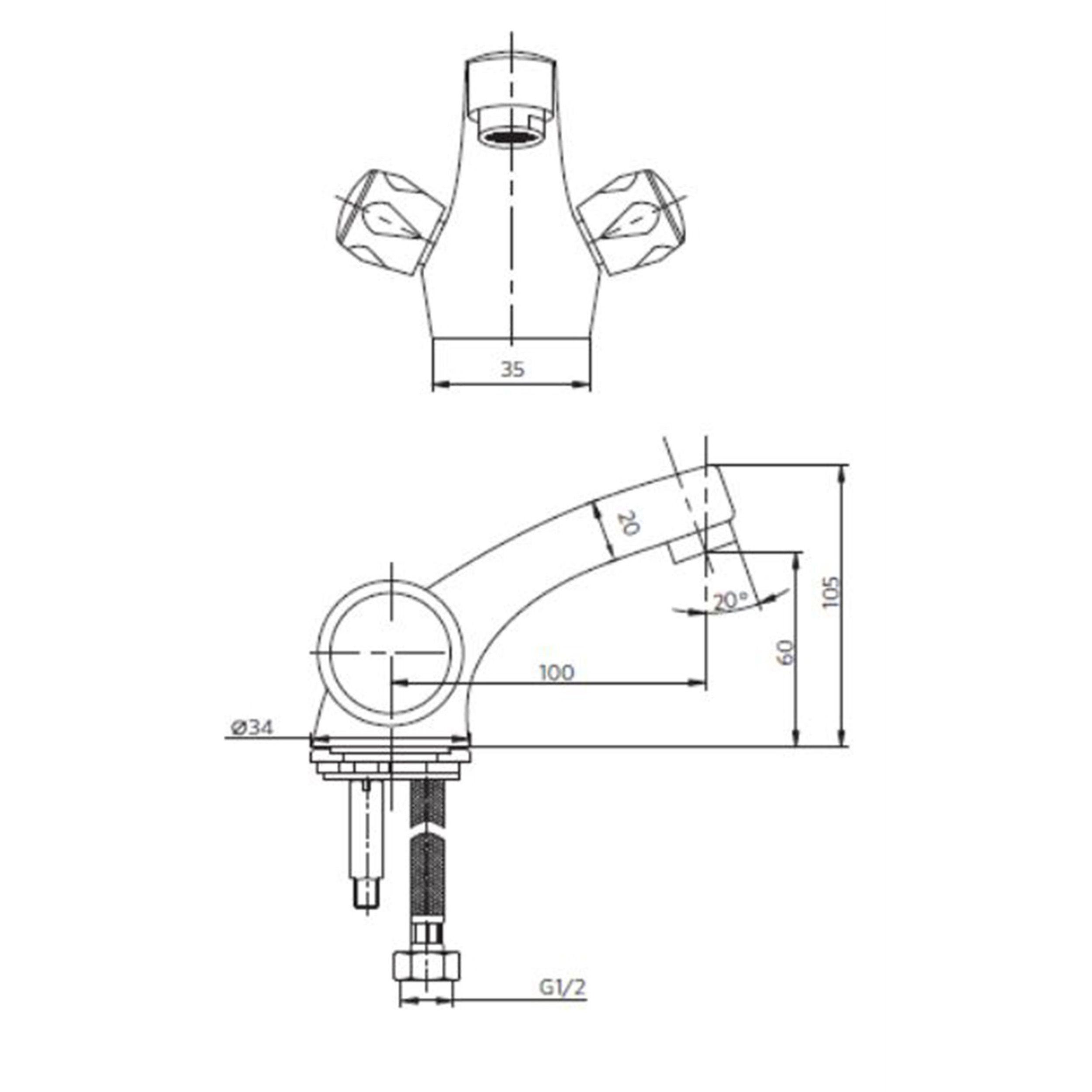 Monoblock Lavatorio Mossini Metal-6