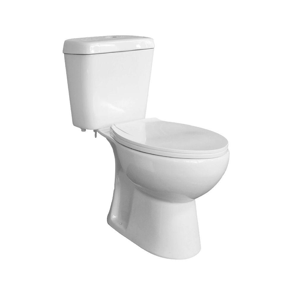 Taza WC Aura con fijaciones - Salida a piso (Vertical)-1
