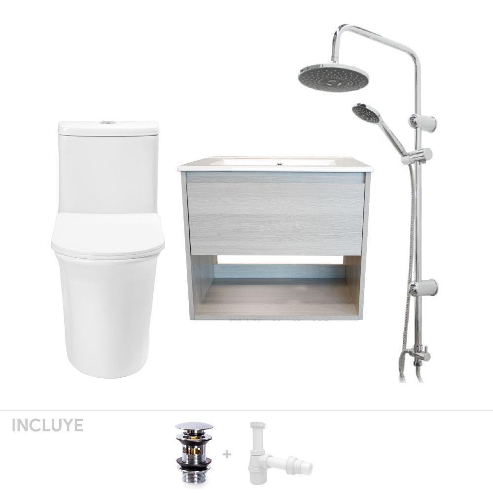 Pack Baño Navarra | Mueble + Sanitario WC + Columna Ducha-6