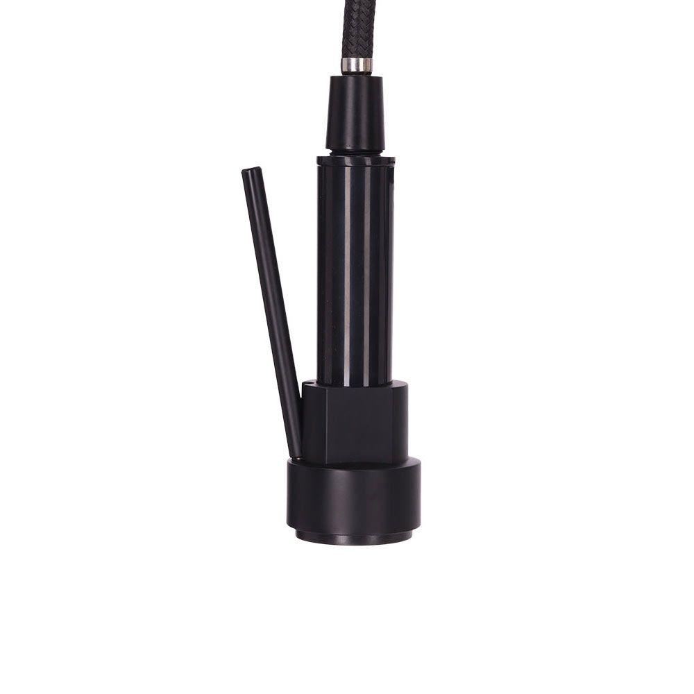 Monomando Lavaplatos Extraíble Bangor Negro Mate-4
