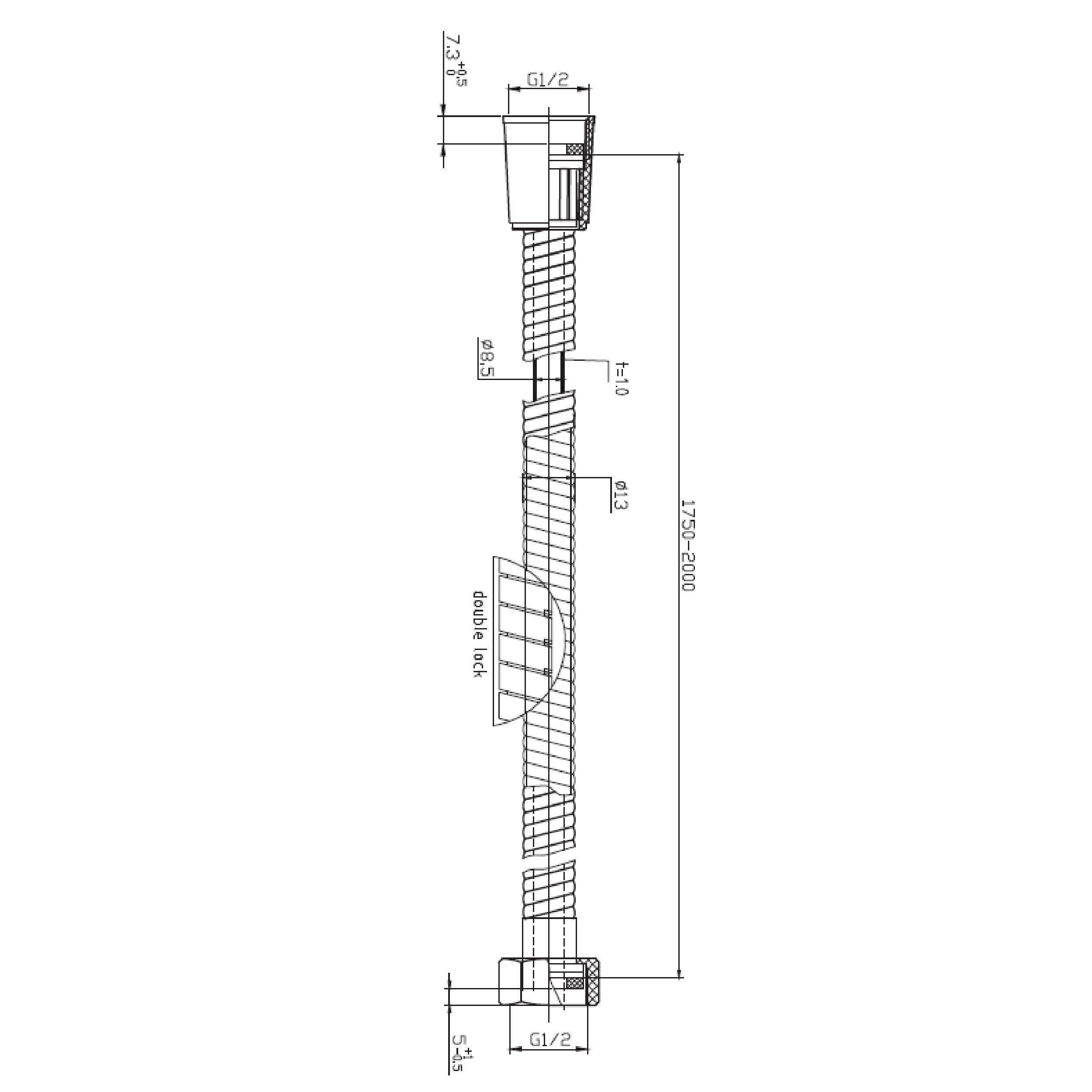 Flexible  Extendible 1,75 a 2,00 MT-1