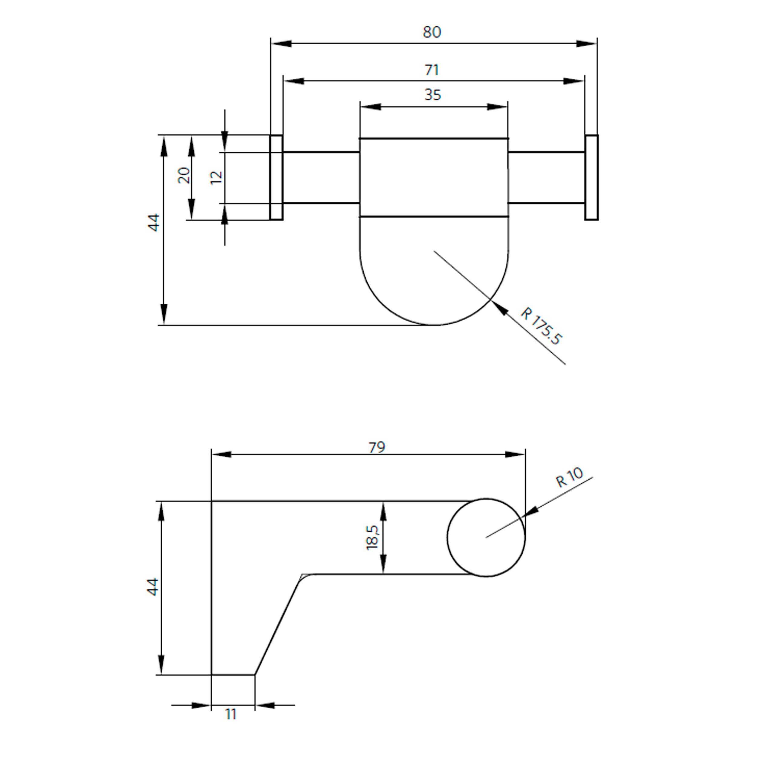 Percha Doble Toalla Dessin-1