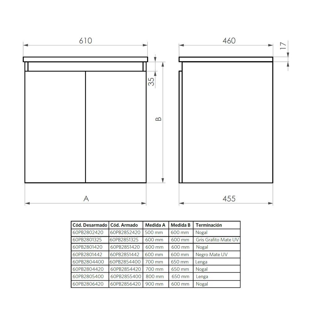 Mueble Mince 90x46 cm-5
