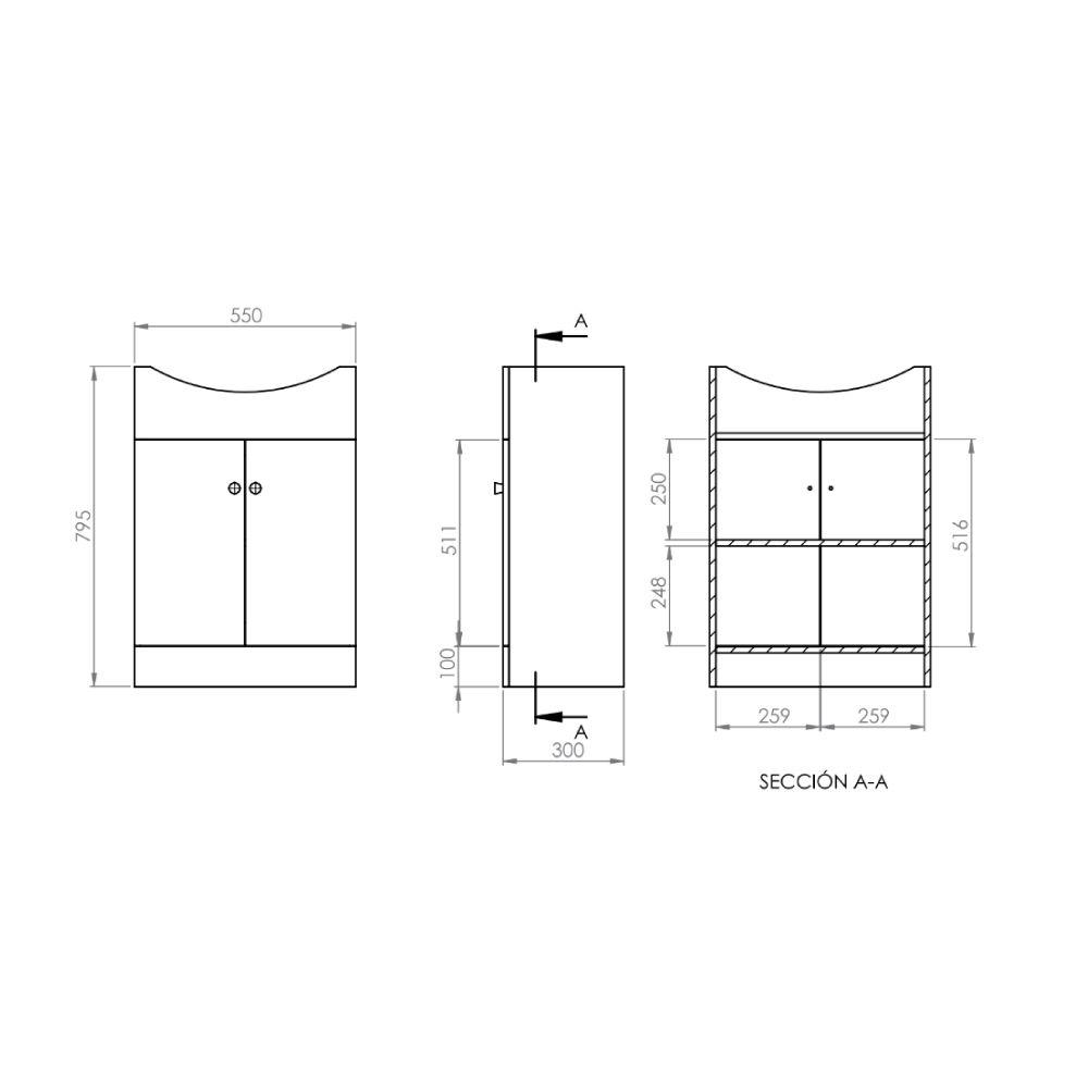 Mueble Marie 55x28 cm-2