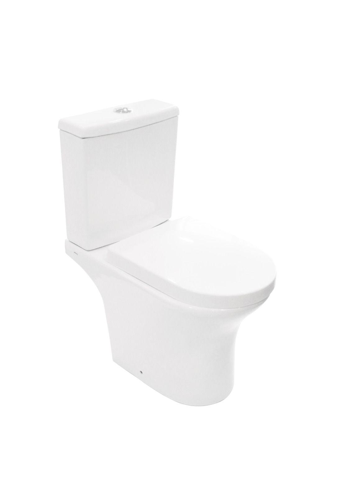 Sanitario Wc Completo New Atos - Descarga a Muro (Horizontal)-5