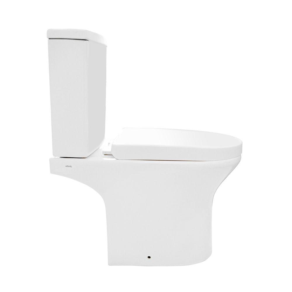 Sanitario Wc Completo New Atos - Descarga a Muro (Horizontal)-2