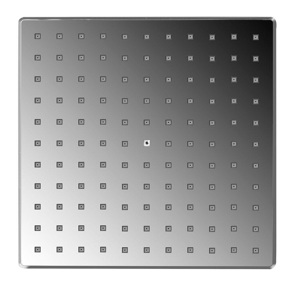 Plato Ducha Cuadrado 20 cm Cromo-2