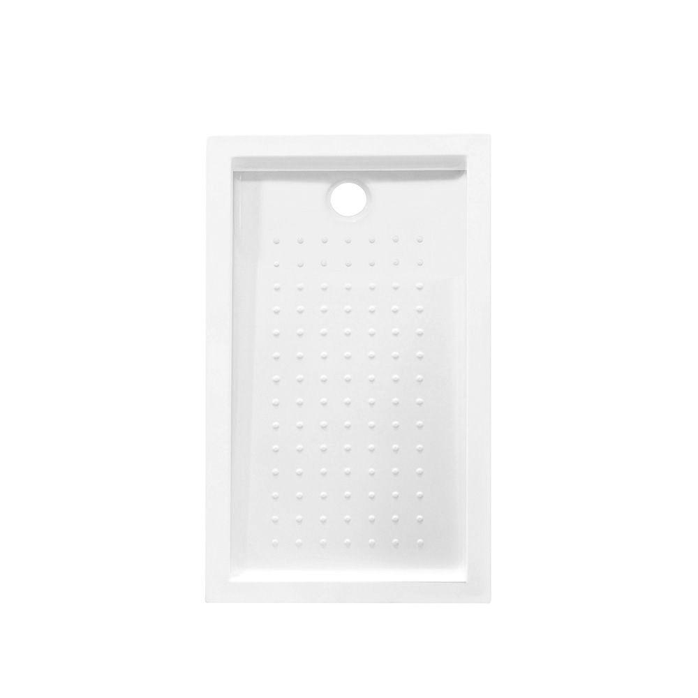 Receptáculo de Ducha con Desague Zeus Acrílico 150x80x15 cm-4